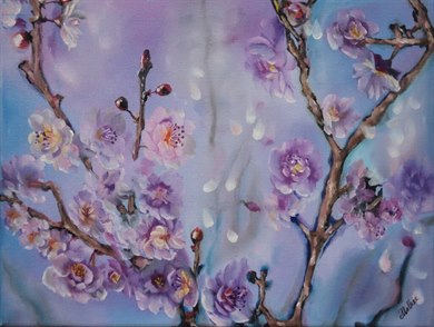 Original oil 16 x 12 inch, 
wrap canvas.
$400 Free shipping